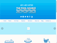 Tablet Screenshot of poolsource.com